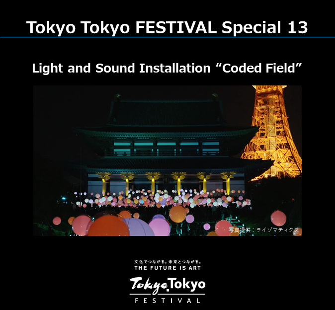 Slide_Light und Sound Installation "Coded Field"